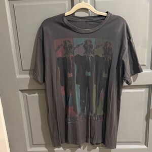 Rise Against Political Punk Band Shirt Graphic Print Men's T-Shirt sz Large